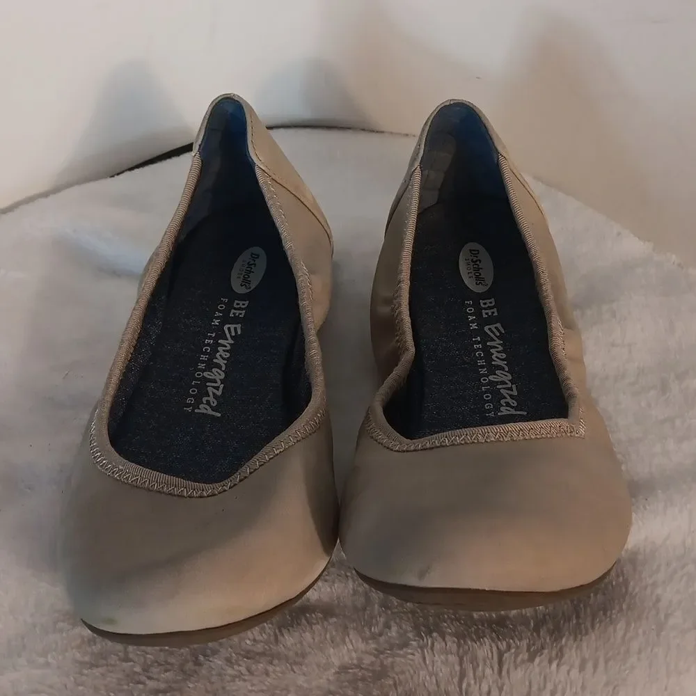 Dr Scholls Elegant Tan Ballet Flats